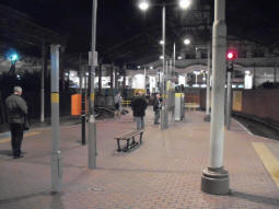 Looking towards the exit from the platform