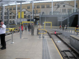 Looking towards the exits from platform B