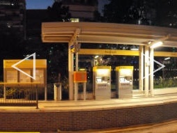 Auto-stitched panorama of one of the platforms from the other