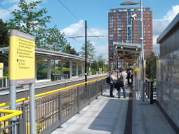 Looking towards platform A