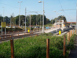 Approaching the station from the Burnage Lane entrance